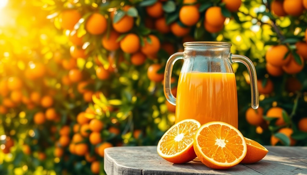 juice extraction from oranges