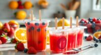 juice filled frozen treats