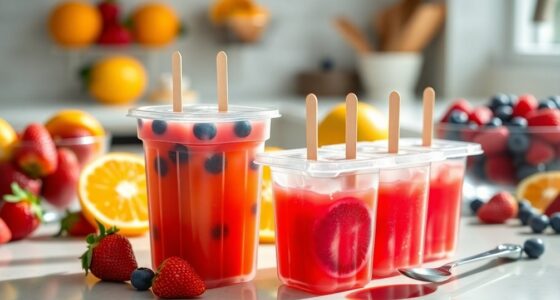 juice filled frozen treats