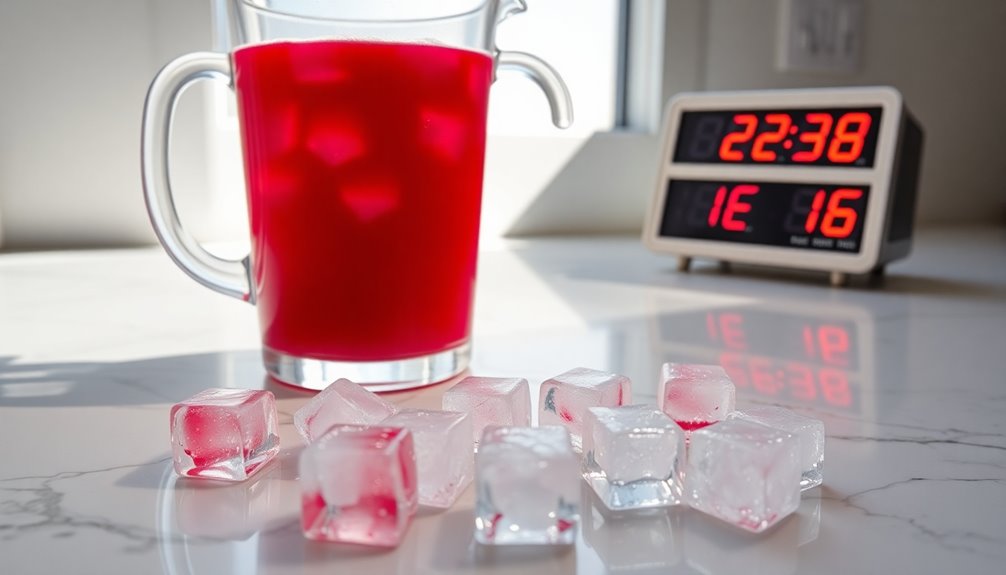 juice freezing time duration