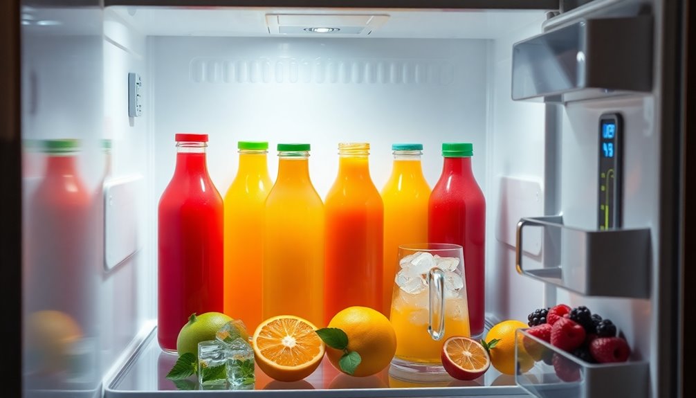 juice freshness through refrigeration