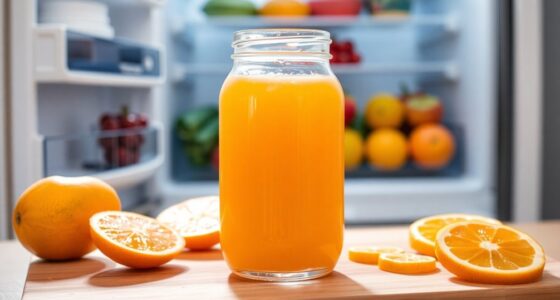 juice fridge shelf life