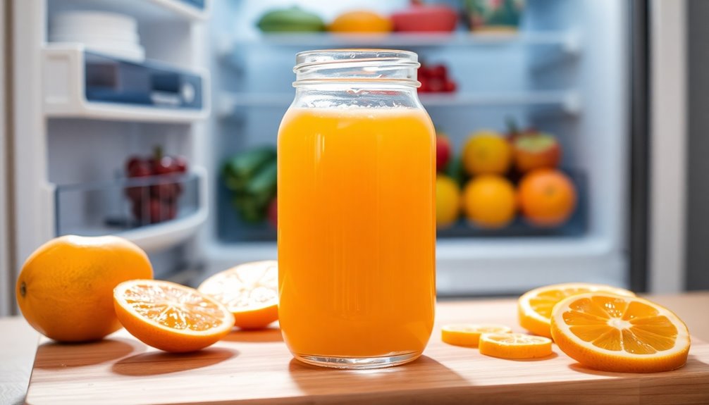 juice fridge shelf life