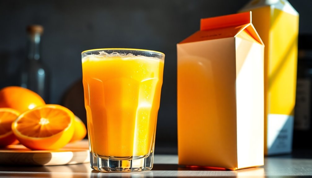 juice nutritional value comparison