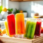 juice popsicle preparation steps