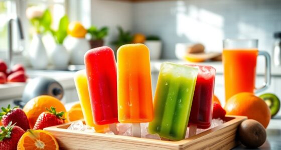 juice popsicle preparation steps