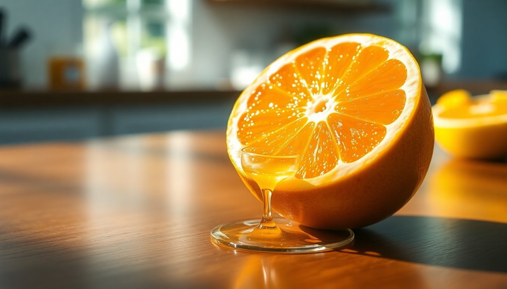 juice quantity in grapefruit