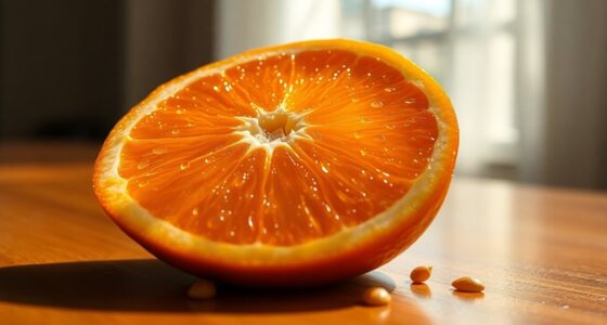 juice quantity in orange