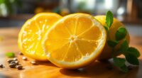 juice yield from half lemon