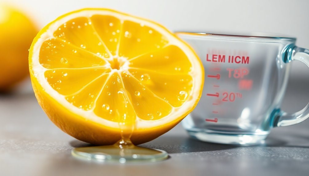 juice yield from lemon