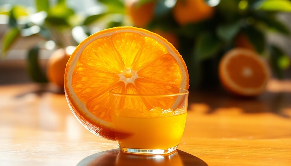 juice yield from orange