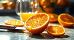 juice yield from oranges