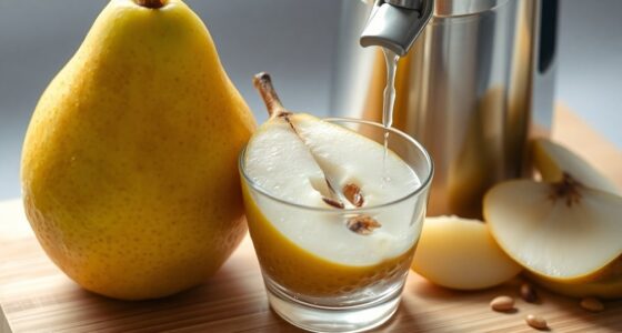 juicing a pear process