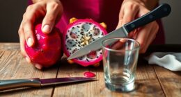 juicing a prickly pear