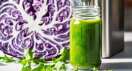 juicing cabbage step by step