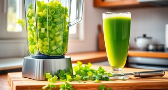 juicing celery in blender