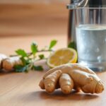 juicing fresh ginger root