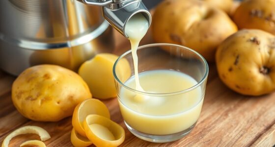 juicing fresh potatoes effectively