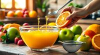 juicing fruit manually explained