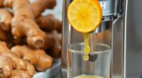 juicing ginger in juicer