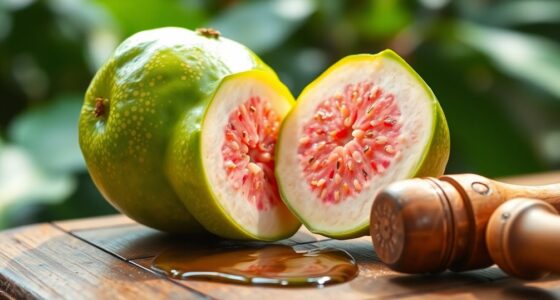 juicing guava fruit process