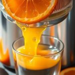 juicing oranges with a juicer