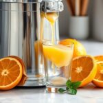 juicing oranges with juicer