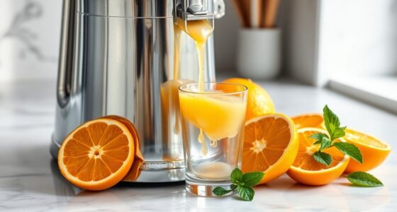 juicing oranges with juicer