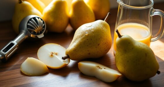 juicing pears made easy