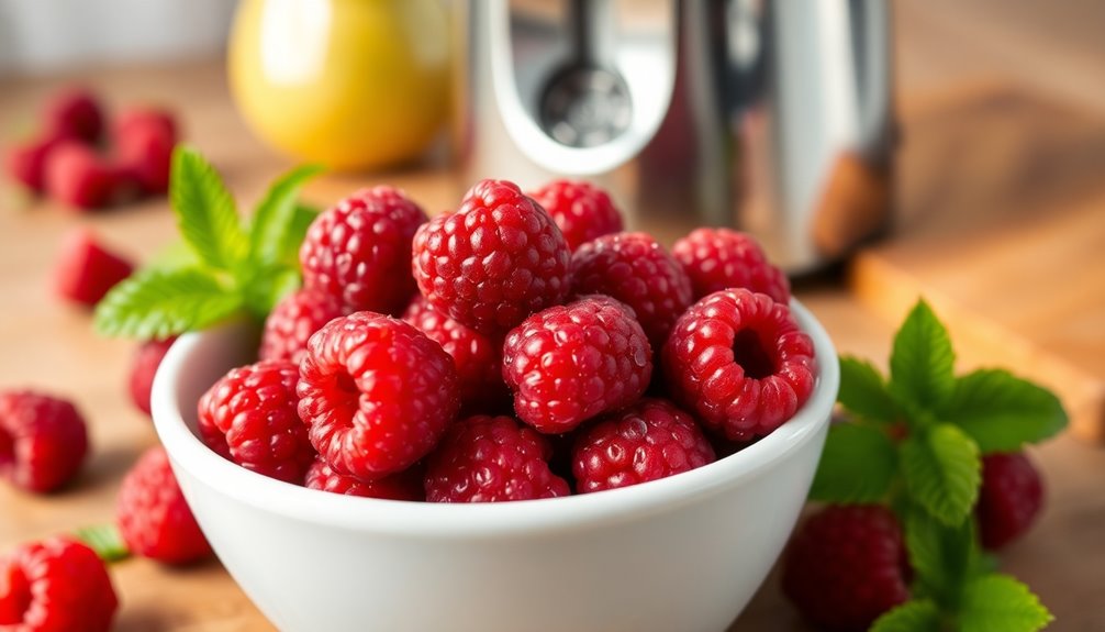 juicing raspberries for nutrition