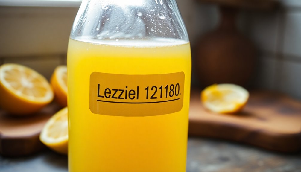 lemon juice expiration duration