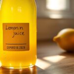 lemon juice expiration shelf life