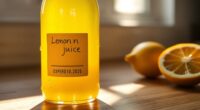 lemon juice expiration shelf life