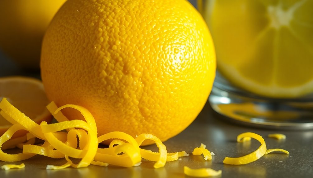 lemon zest enhances flavor profiles