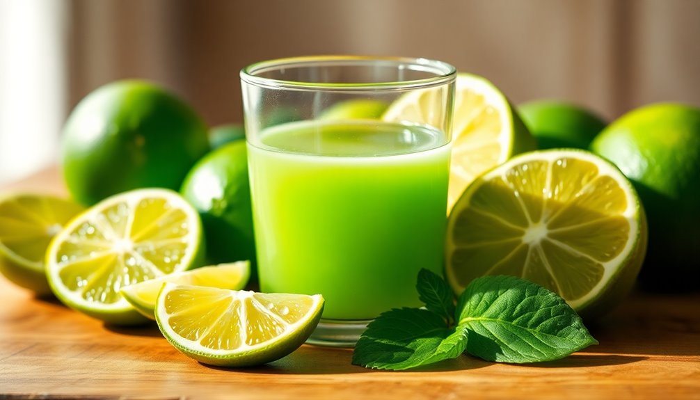 lime juice daily intake