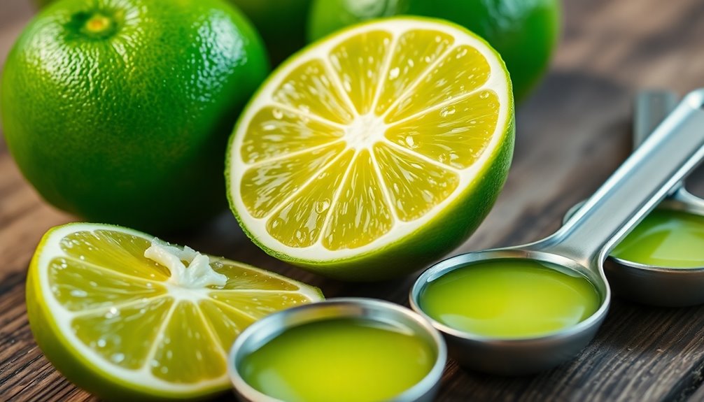 lime juice quantity per lime