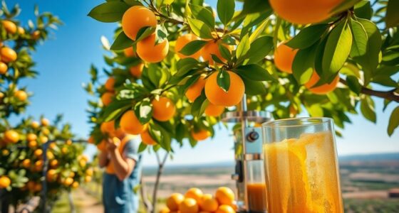 low acid orange juice process