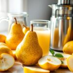 make fresh pear juice