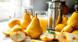 make fresh pear juice