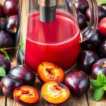 make fresh plum juice