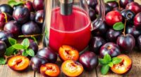 make fresh plum juice