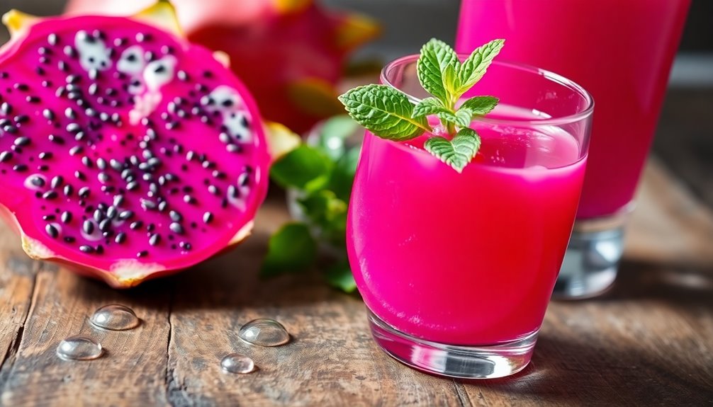 make refreshing dragon fruit juice