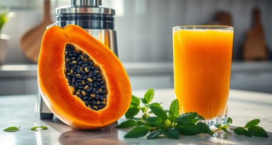 make refreshing papaya juice