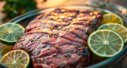 marinate steak in lime