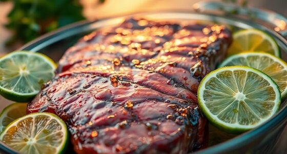 marinate steak in lime