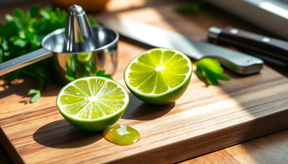 maximize lime juice extraction