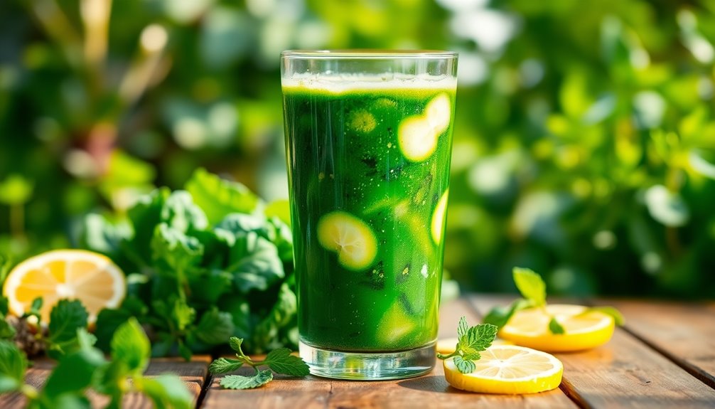 nutrient rich green juice