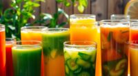 nutrient value of juices