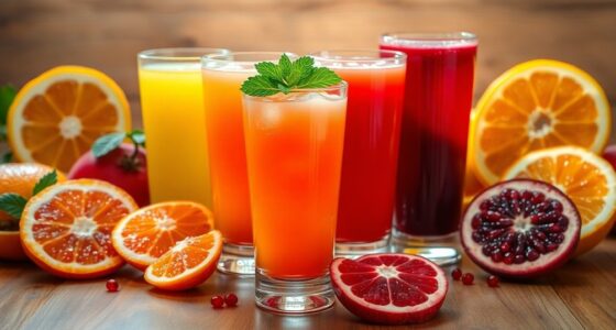 nutritional profiles of juices