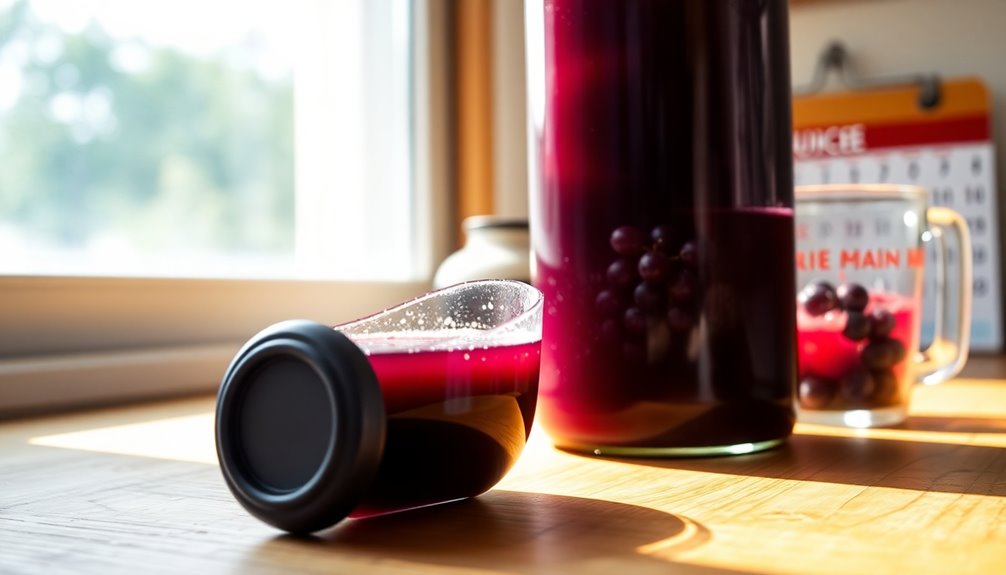 opened grape juice duration